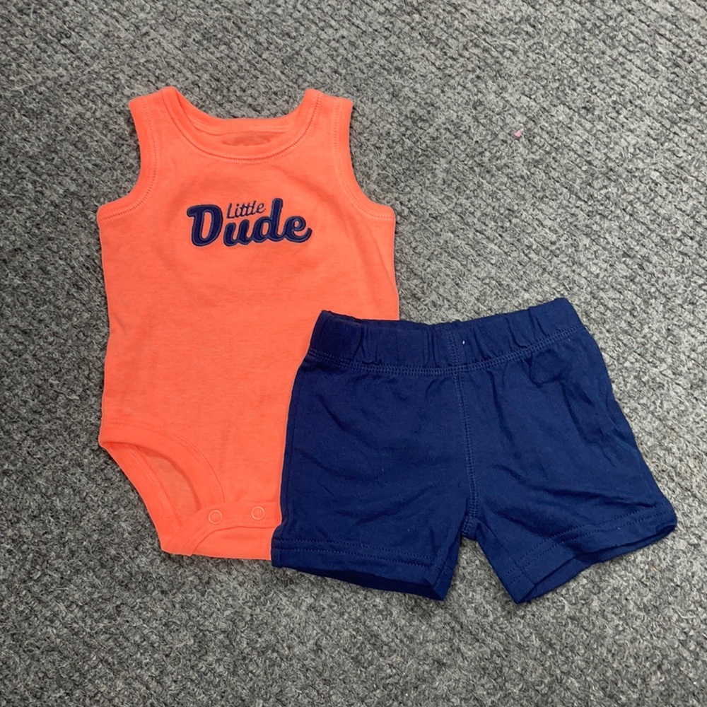 Carter’s “Little Dude” Onesie Set (3453)